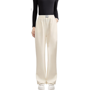 Running sheep Women's Wide Pants, Long Pants, Slacks, Loose Fit, Casual, Straight